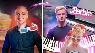 БАРБИ НА ФОРТЕПИАНО за 5 минут🎹 💘🌸Aqua — Barbie girl, разбор на пианино