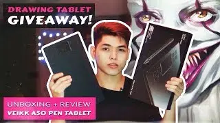 VEIKK A50 PEN TABLET REVIEW + UNBOXING + PEN TABLET GIVEAWAY! (Closed)