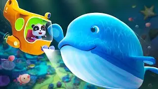 Saving a Whale | Magical Chinese Characters | Kids Cartoon | BabyBus TV