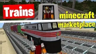 Trains Map - Minecraft Marketplace Gameplay