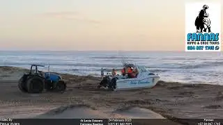Extreme Boating - 24 February 2023 - Launching through Estuary Mouth like Pros