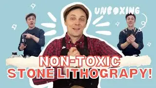 UNBOXING Non-Toxic Stone Lithography Materials | Ep 3 Artist Confessional