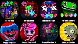 FNF Full Mod Music Battle, Battle HD, FNF Music Battle, FNF Music Battle BeatShooter, Poppy Playtime