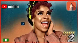 How to paint pictures actress|AUTODESK|Actress venita Akpofure|PART 2|don't Watch☝️😂2✅🖌️
