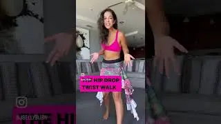 Lesson 19: Hip Drop Twist Walk | Bellydance with 