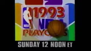 NBA Playoffs (1993) Promo - NBC - Chicago Bulls