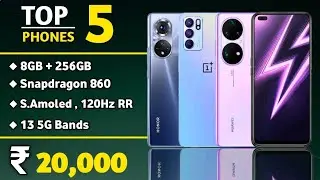 Top 5 Best 5G Smartphones Under ₹20000 Budget🔥