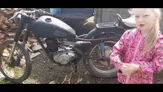 Мотоцикл из говна и палок Мой франкенштейн Моцик своими руками Мотоцикл из хлама Самоделка