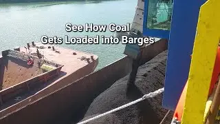 Loading Coal Barges on the Monongahela River