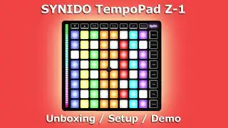 Synido TempoPad Z-1 Midi Controller | Unboxing / Setup / Demo
