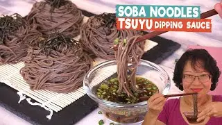 Soba Noodles with Tsuyu Dipping Sauce: A Refreshing Culinary Experience