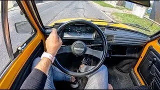 1976 Fiat 126p [0.6 23HP] | POV Test Drive 