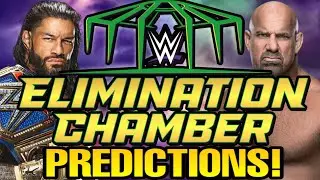 WWE ELIMINATION CHAMBER 2022 PREDICTIONS!