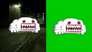 Green screen devil escape. Green screen devil attack. Demon (evil) attacking.