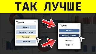 Оформляем срезы к сводным таблицам и дашбордам в Excel