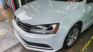 Jetta 2019 bicentenario Aplicación de Ozono y Reparación de facias y cofre