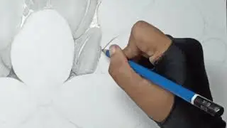 how to draw a beautiful flower | pretty flower between stones | drawing for beginners |
