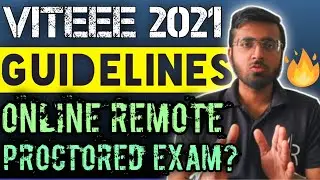 VITEEE 2021 Guidelines🔥🔥 | Online Remote Proctored Exam🤔 | Cheating Ho Payega?😱 
