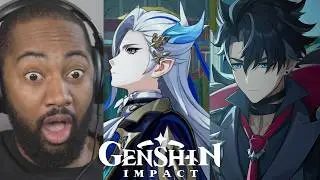 Anime Fan Reacts to EVERY Genshin Impact Character (Sumeru & Fontaine)