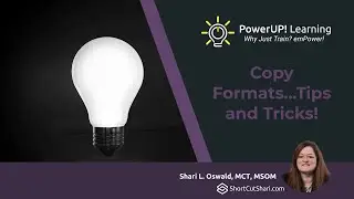 TIP!Tuesday - Quickly Copy Formatting to Multiple Items!