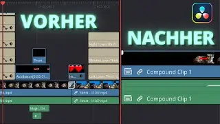 Alles über Compound Clip in DaVinci Resolve 17 - Tutorial [DEUTSCH]
