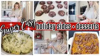 *NEW* SUPER EASY COOK WITH ME 2020 CHRISTMAS SIDES AND DESSERTS / GLUTEN FREE / TIFFANI BEASTON SAHM