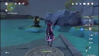 Genshin Impact- Lingju pass Geo puzzle- column 3