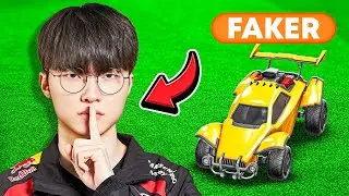 FAKER PLAYS ROCKET LEAGUE?!