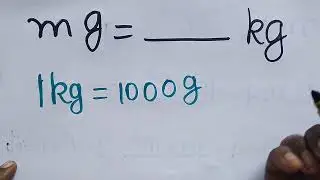 mg to kg (milligram to kilogram)