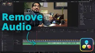DaVinci Resolve - Delete Audio From Video