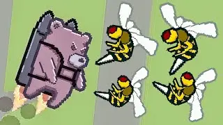 Jetpack Bear - МЕДВЕДЬ, РЕАКТИВНЫЙ РАНЕЦ И ОСЫ - Полное прохождение игры