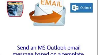 How to Send Email using MS Outlook template