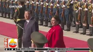 Presidenta de Honduras establece primer contacto histórico con mandatario de China Xi Jinping