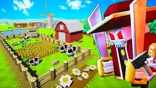 Построил Деревню Роботов в Autonauts vs Piratebots