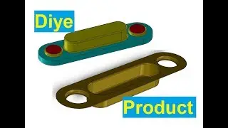SolidWorks Tutorial Making Diye by using Sheet Metal Forming Tool