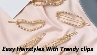 7 Hairstyles using trendy Hair pins | Easy and Quick Hairstyles | Fancy clips Hairstyles | Hairstyle