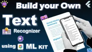Text Recognition in flutter | Google ML kit in flutter | Image to Text