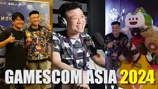 EXCLUSIVE CONTENT MONSTER HUNTER WILDS !! - Gamescom Asia 2024 VLOG - Singapore