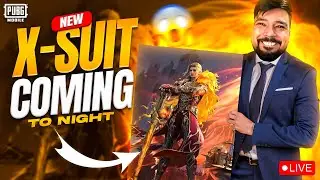 NEW X-SUIT CRATE OPENING ON LIVE STREAM - PUBG MOBILE LIVE STREAM