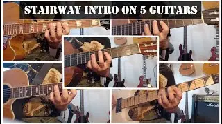 Stairway to Heaven Intro Sounds Amazing On Five Guitars