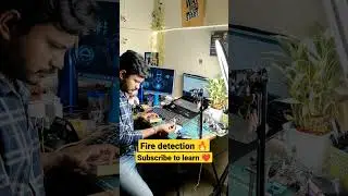 fire detection using Arduino and flame sensor 🔥| flame sensor with Arduino 