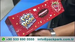Şekerleme Kutuları Shrink Paketleme Makinesi, Sympack Tünelli Sürekli Kesim