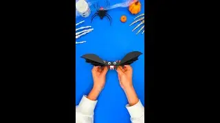 Craft Paper Bats for a Spooky Halloween Vibe! 🦇🎃 