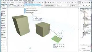 3D Interactions in ARCHICAD - 3D Drag Input Techniques