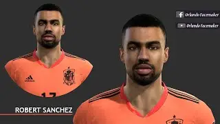 🔴 Robert Sanchez Face By Orlando Facemaker | PES 2013