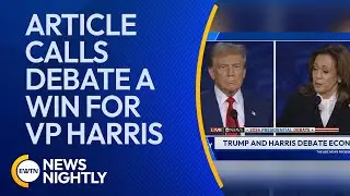 New York Times Article Calls Debate a Win for Vice President Harris | EWTN News Nightly