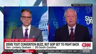 There's no joy in Lindsey Graham's world
