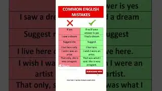 Common English Mistakes   Learn English   English Grammar   English Tips