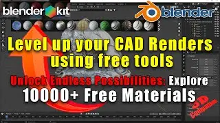 Improve your CAD renderings using free tools - Open Source 