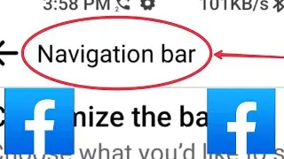 Facebook Navigation bar Settings